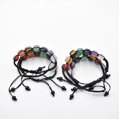 6Pcs Natural Stone Chakra Bracelets