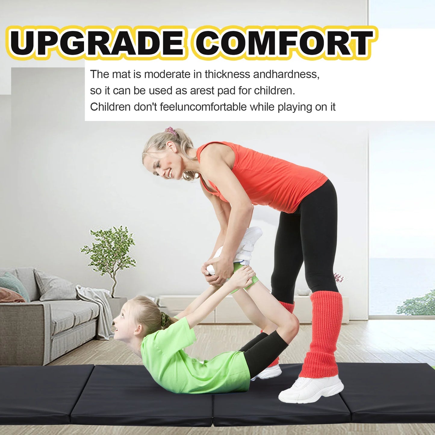 4-Fold Folding Gymnastics Exercise Mat