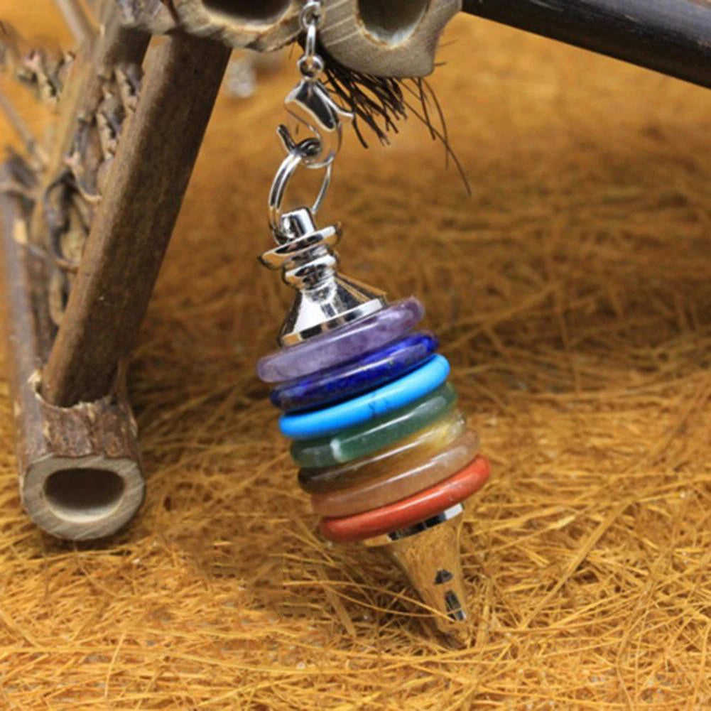 7 Chakra Healing Pendulum Pendant